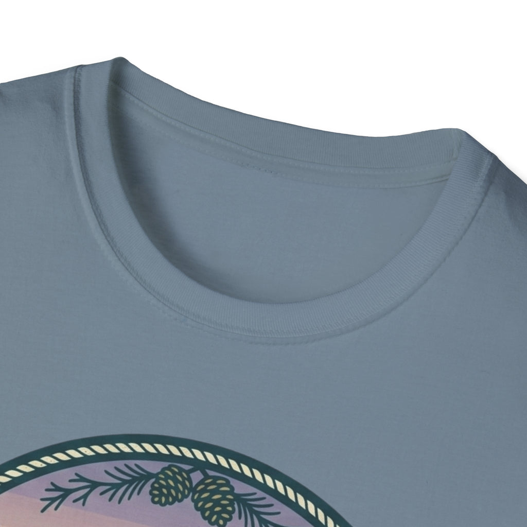 Kayak Sunset T‑Shirt — "Drift Into The Quiet Places" Outdoor Relaxation Tee