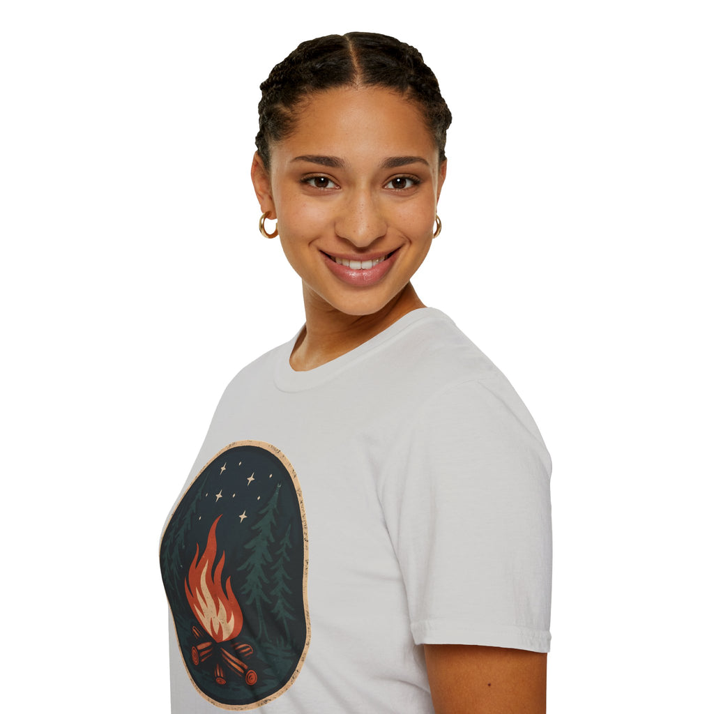 Forest Campfire at Night T-Shirt