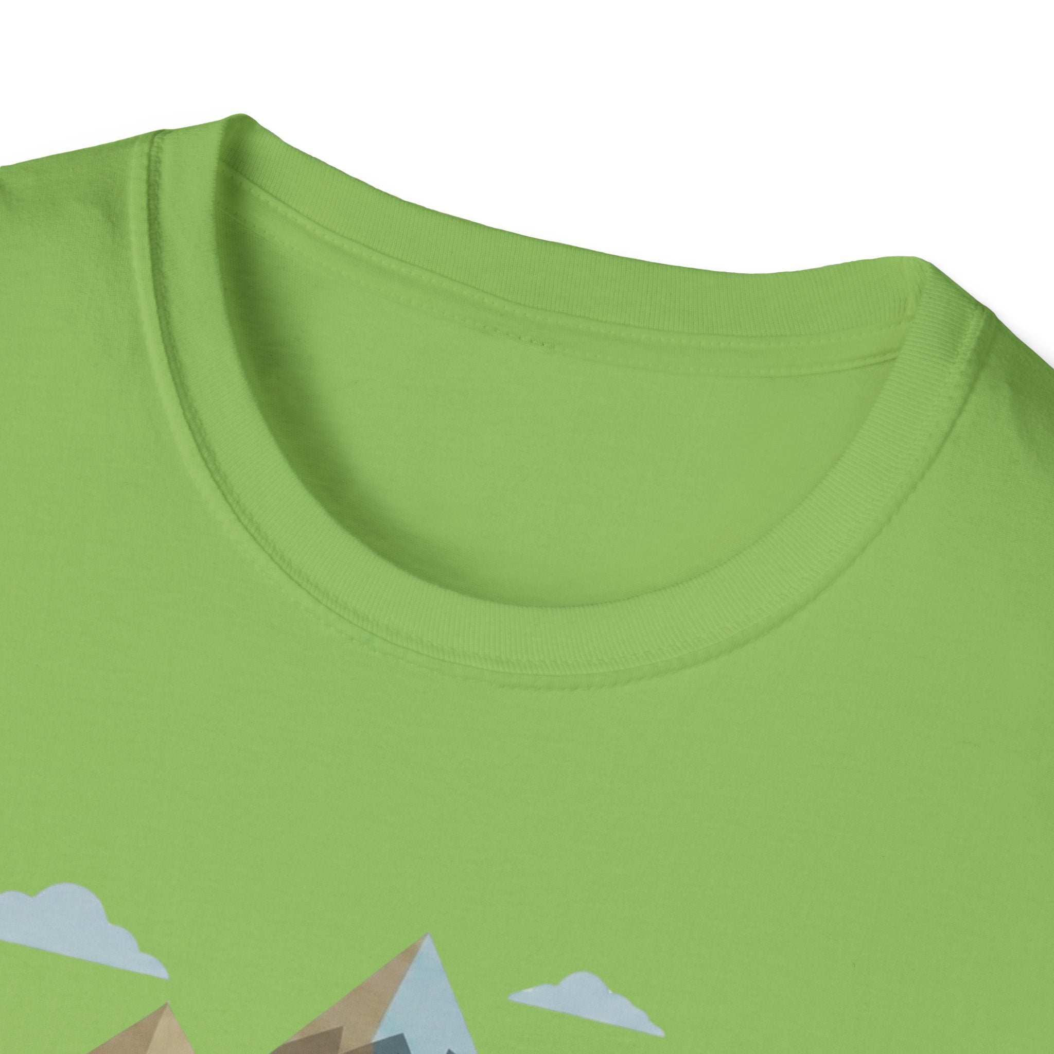 Campground Scenic T-Shirt — Minimalist Tent & Campfire Graphic
