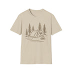 Camping Tent and Campfire T-Shirt