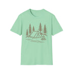 Camping Tent and Campfire T-Shirt