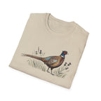 Pheasant Graphic T-Shirt — Vintage Game Bird Tee for Hunters & Nature Lovers