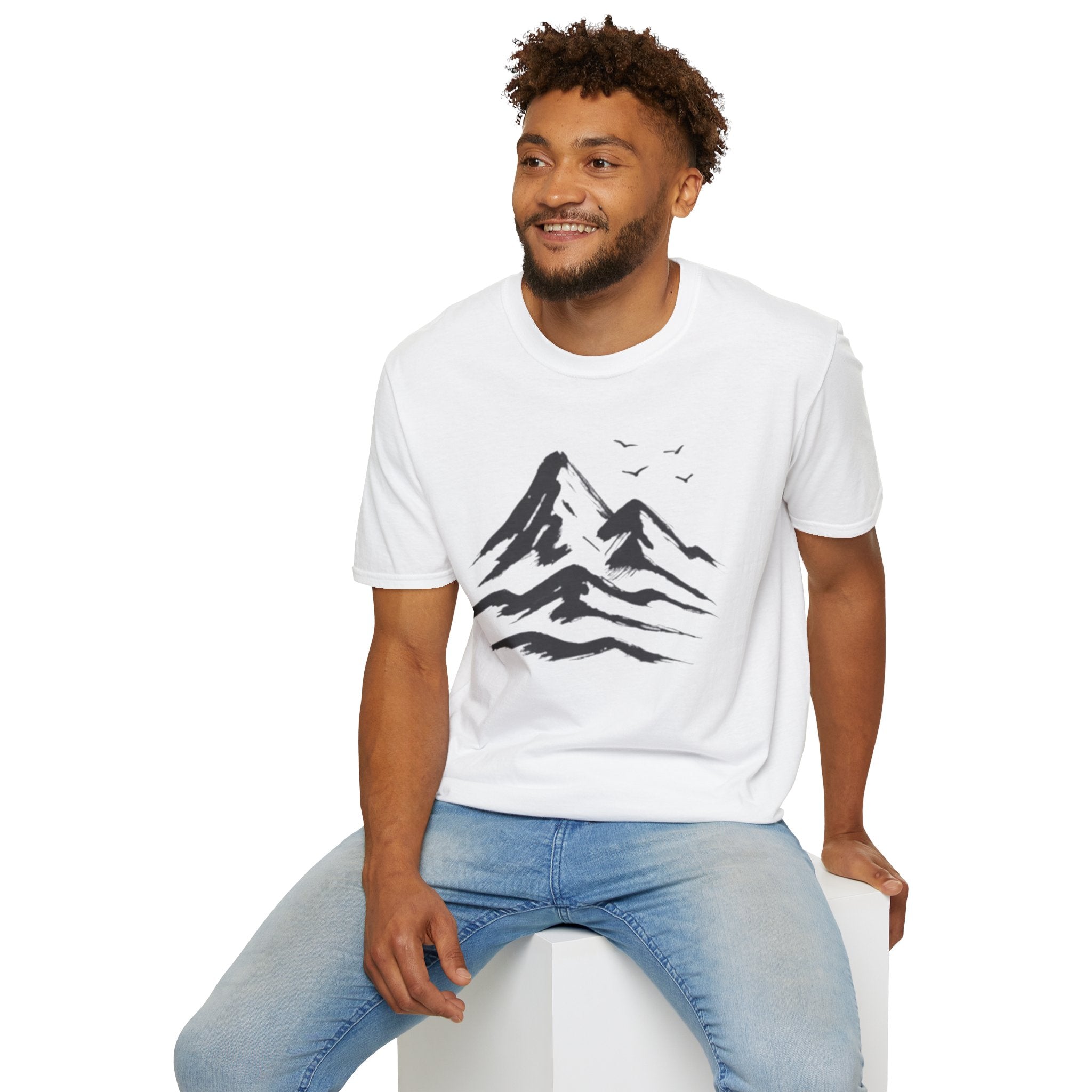 Mountains and Birds T-Shirt