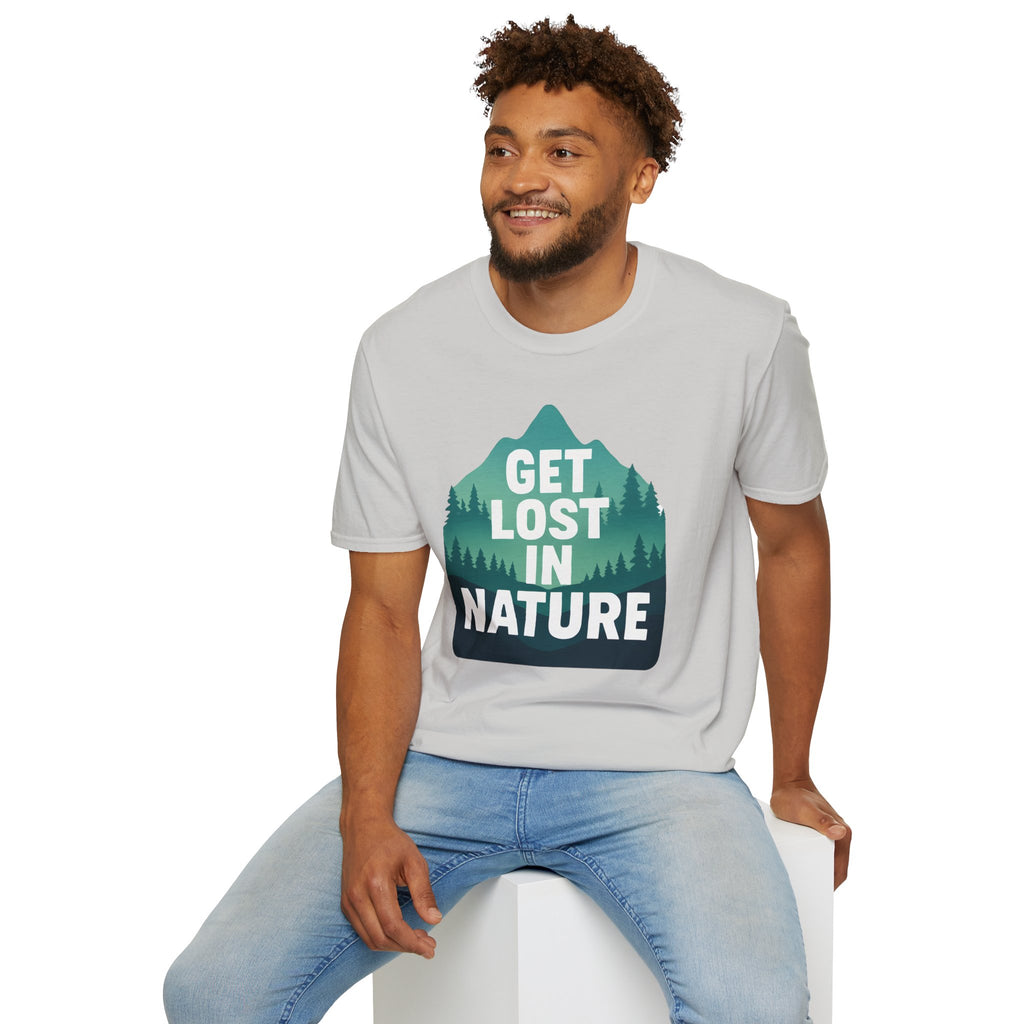 "Get Lost in Nature" Pine Trees T-Shirt
