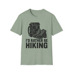 Boots & Backpack "I'd Rather Be Hiking" T-Shirt
