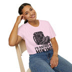 Boots & Backpack "I'd Rather Be Hiking" T-Shirt