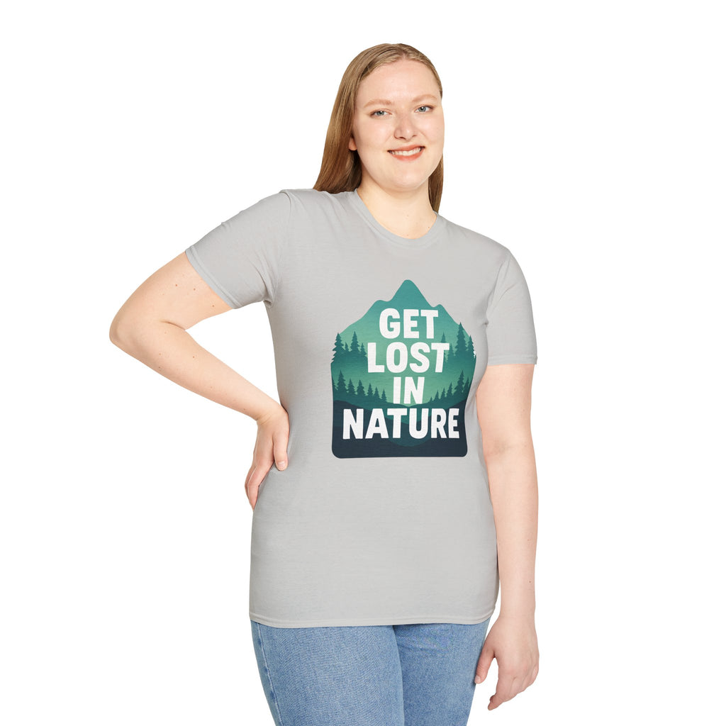 "Get Lost in Nature" Pine Trees T-Shirt