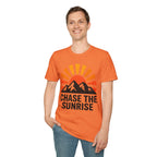 Chase The Sunrise Mountain T-Shirt — Sunrise & Peaks Graphic Tee