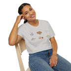 Floral Mini Bouquet T-Shirt — Vintage Botanical Graphic Tee