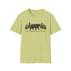 "The Mountains Are Calling" Bear and Pines T-Shirt — Outdoor Graphic Tee