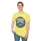 "Drift Into The Quiet Places" Kayak Sunset T‑Shirt — Outdoor Relaxation Tee Shirt