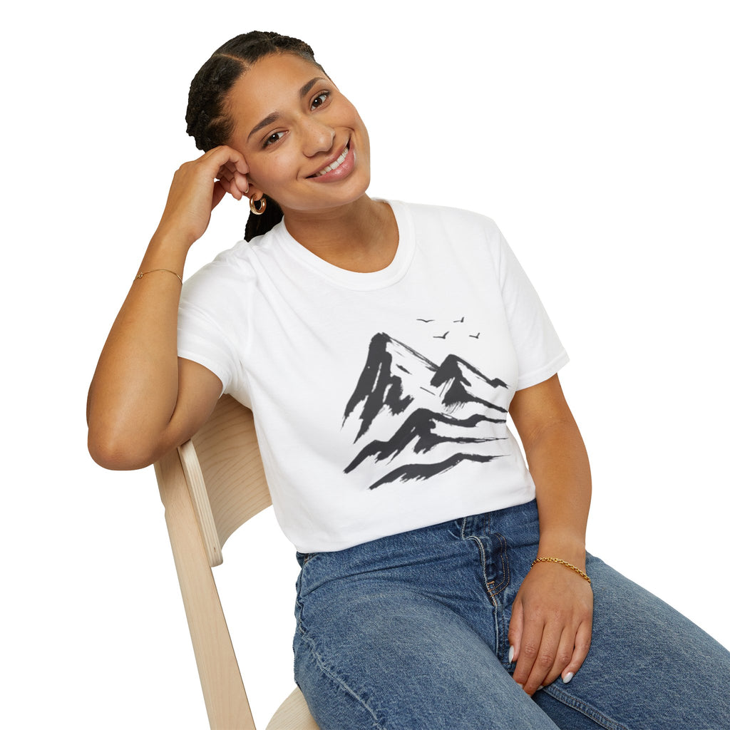 Mountains and Birds T-Shirt