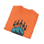 "Stay Wild" Bear Footprint Mountain Emblem T-Shirt