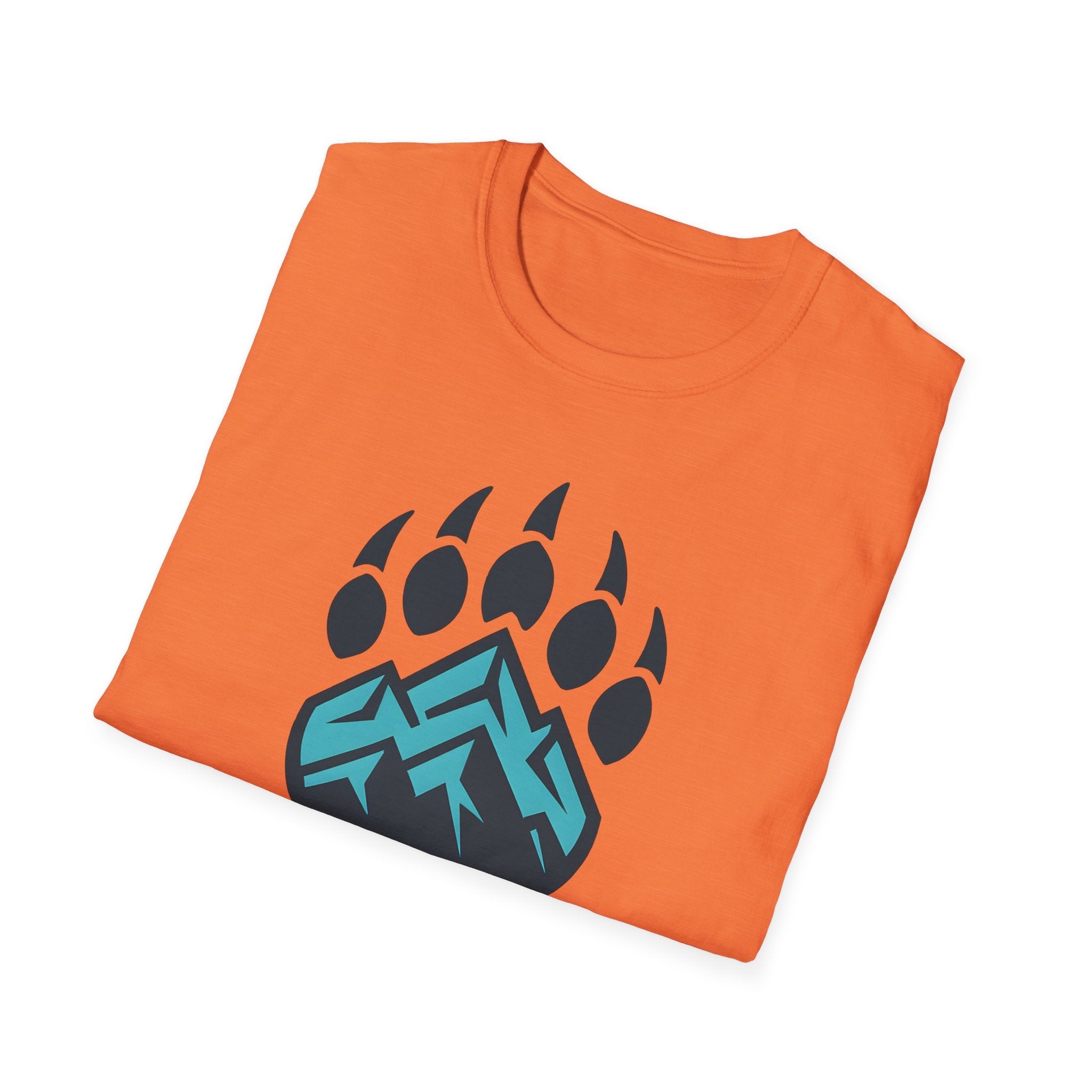 "Stay Wild" Bear Footprint Mountain Emblem T-Shirt
