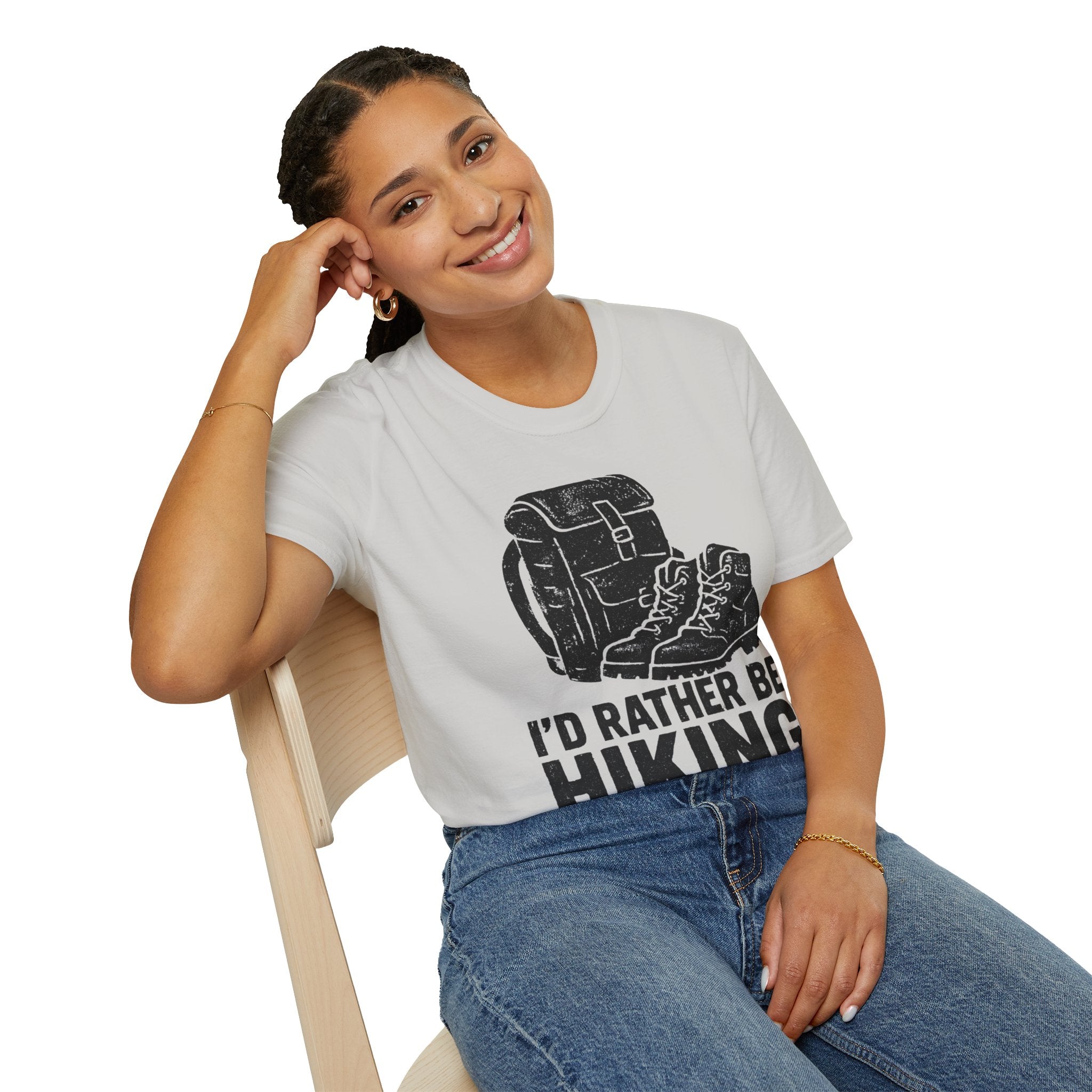Boots & Backpack "I'd Rather Be Hiking" T-Shirt