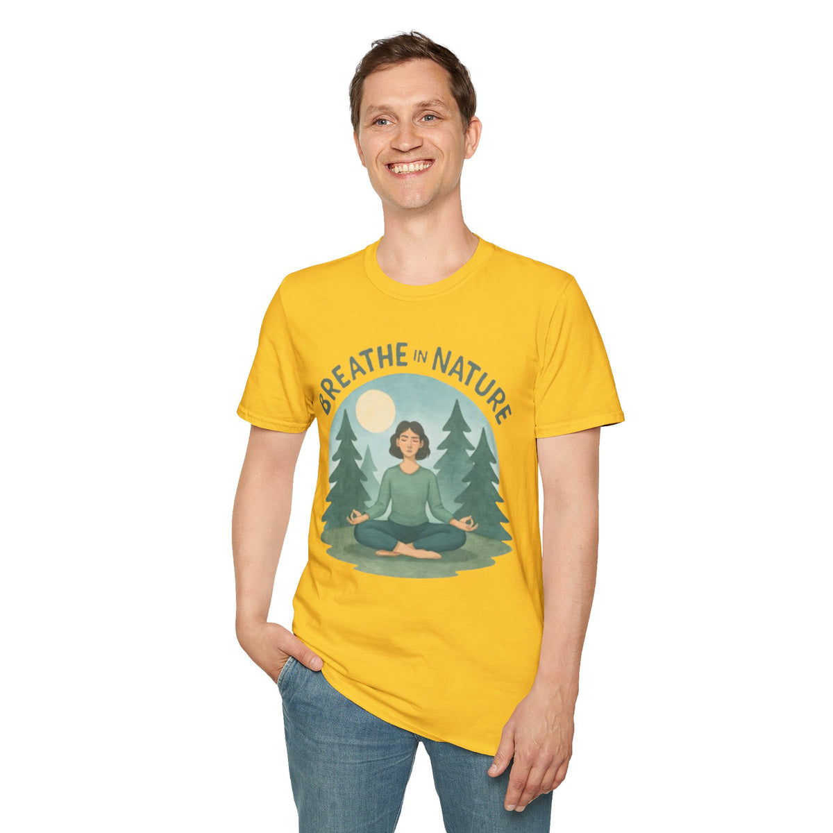 "Breathe in Nature" Forest Meditation Tee Shirt