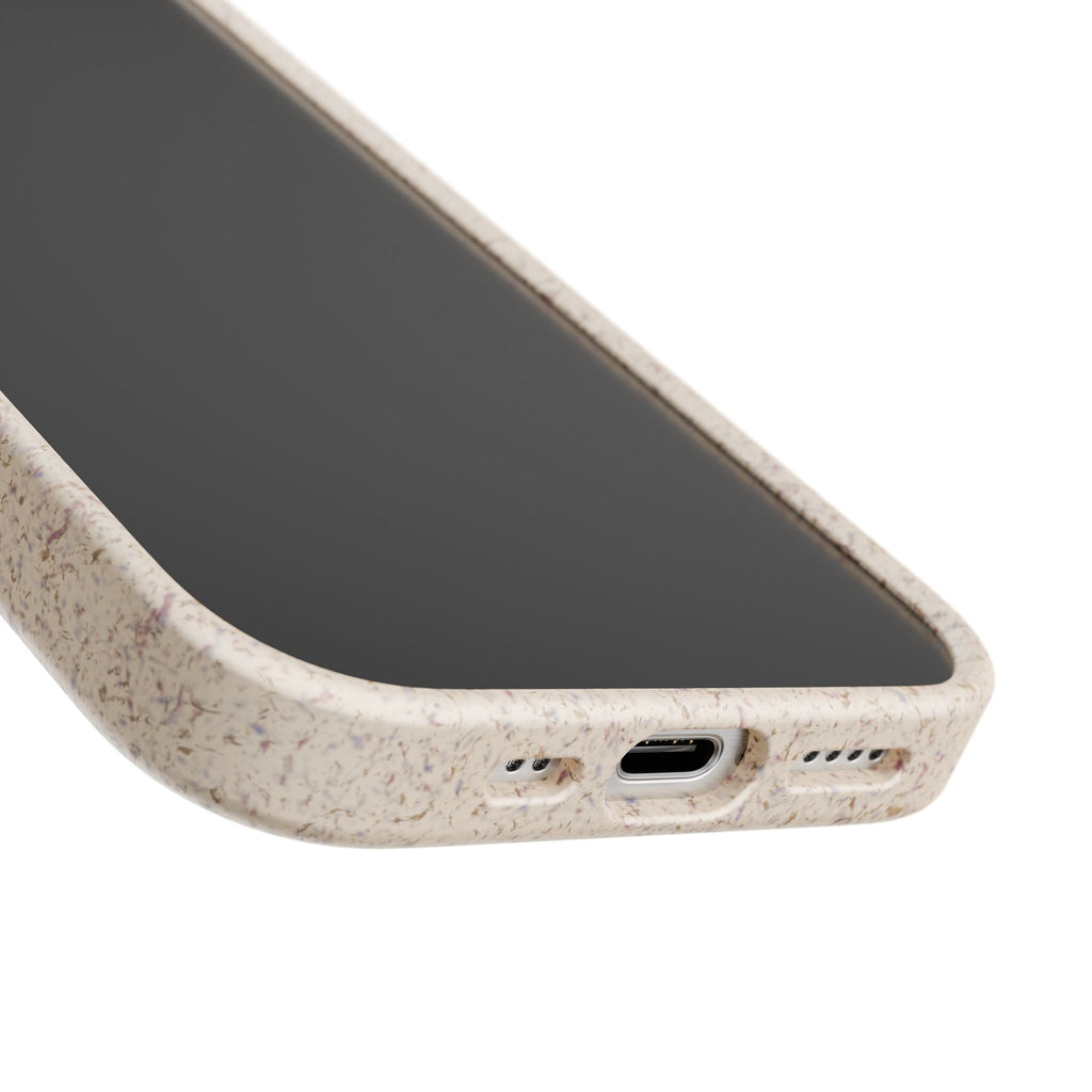 Biodegradable Phone Case — Eco-Friendly Forest Sketch Pattern