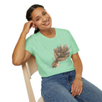 Floral Bouquet Graphic T-Shirt — Rustic Wildflower Bouquet Tee