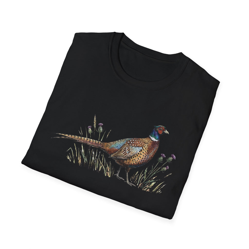Pheasant Graphic T-Shirt — Vintage Game Bird Tee for Hunters & Nature Lovers