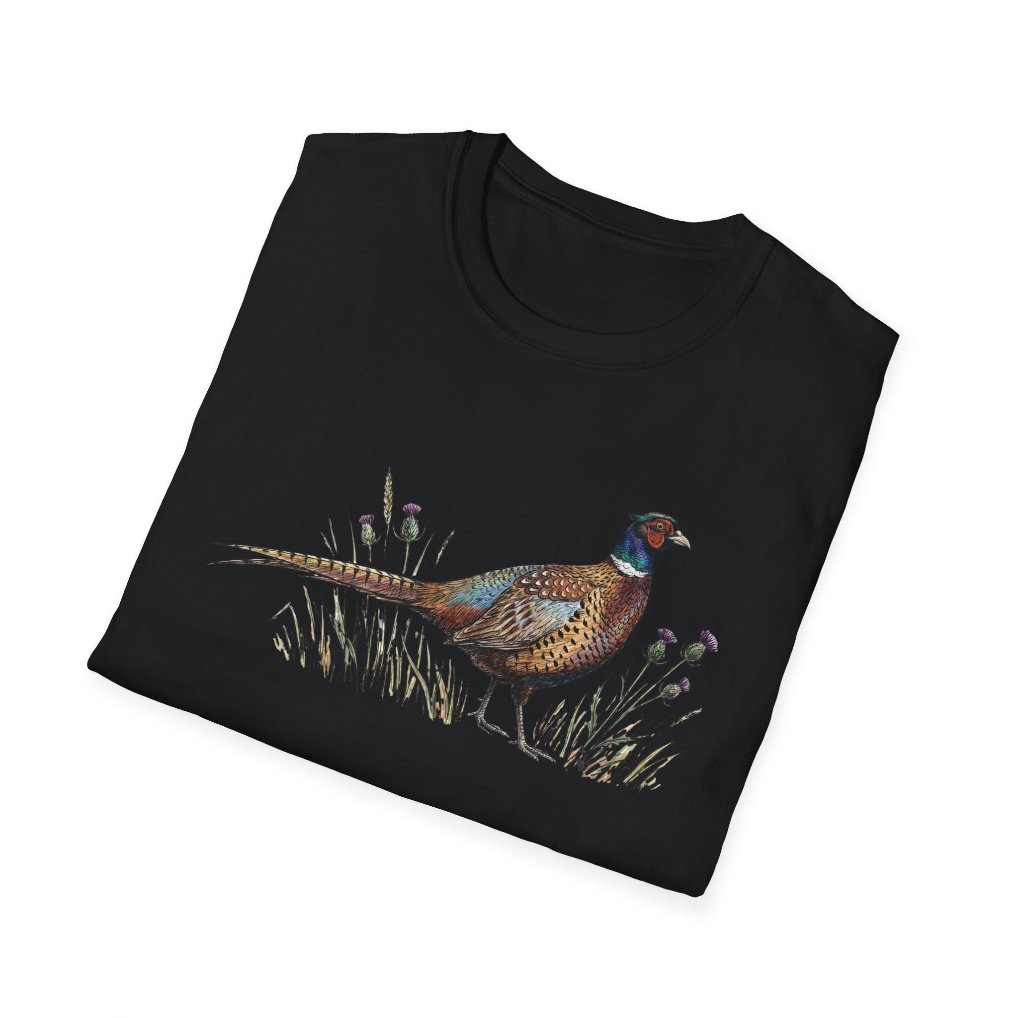 Pheasant Graphic T-Shirt — Vintage Game Bird Tee for Hunters & Nature Lovers