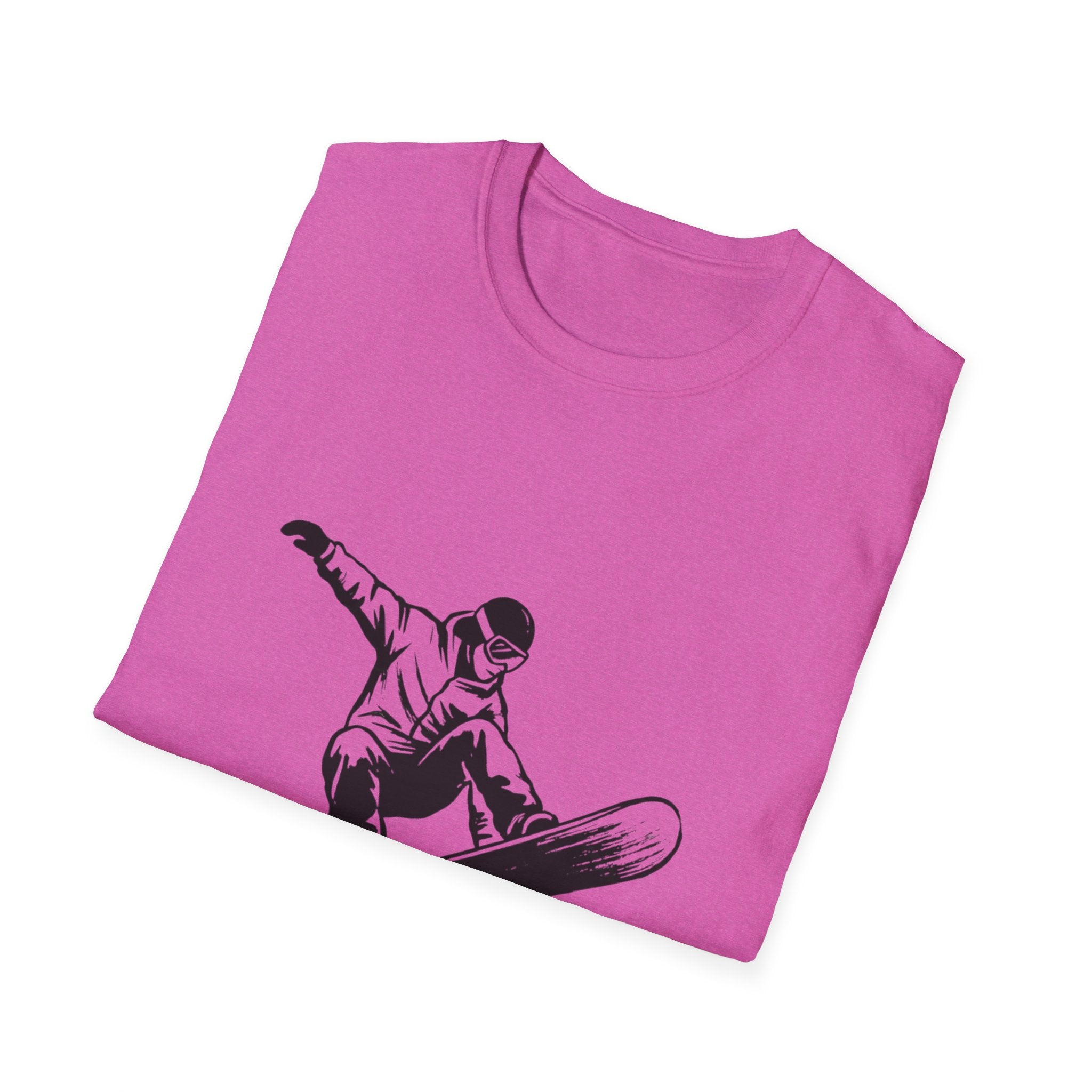 Snowboarder Graphic Tee — Snowboarding Action Shirt