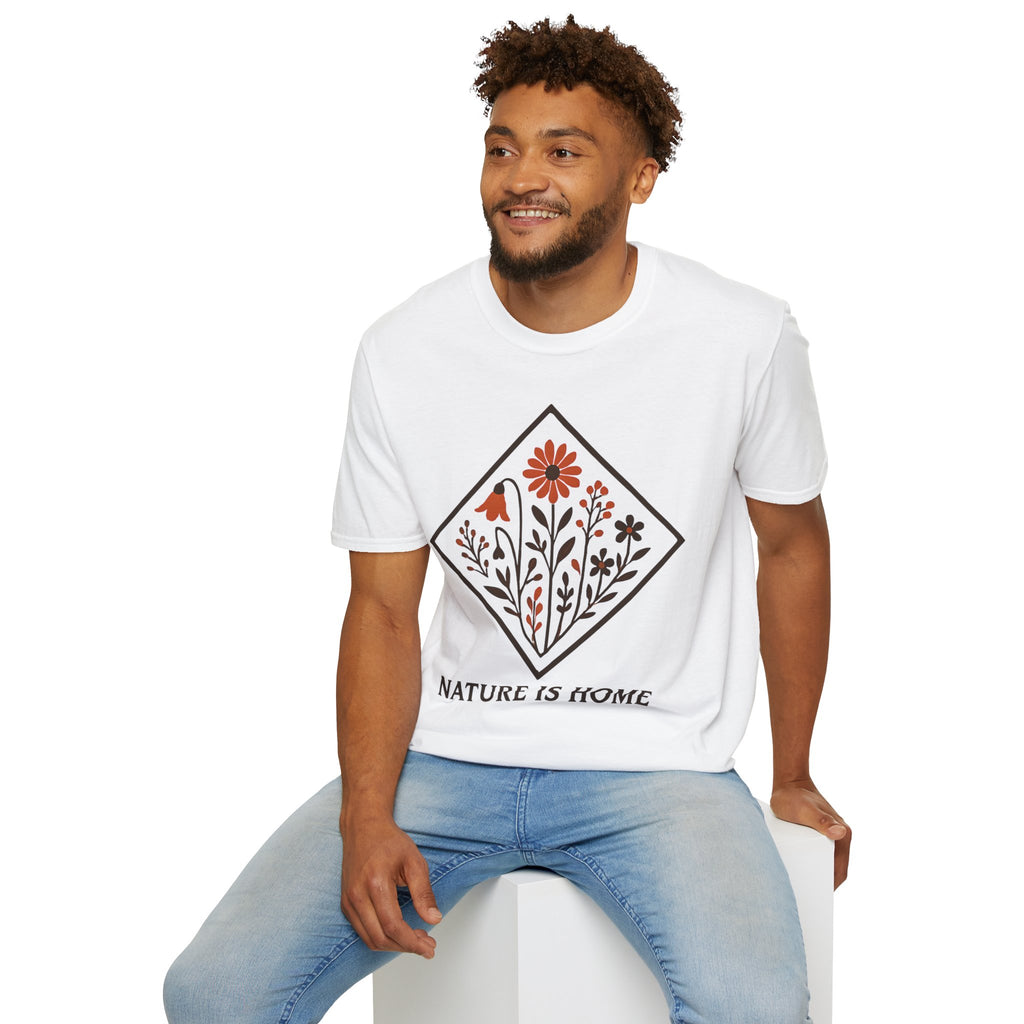 "Nature Is Home" Floral T-Shirt