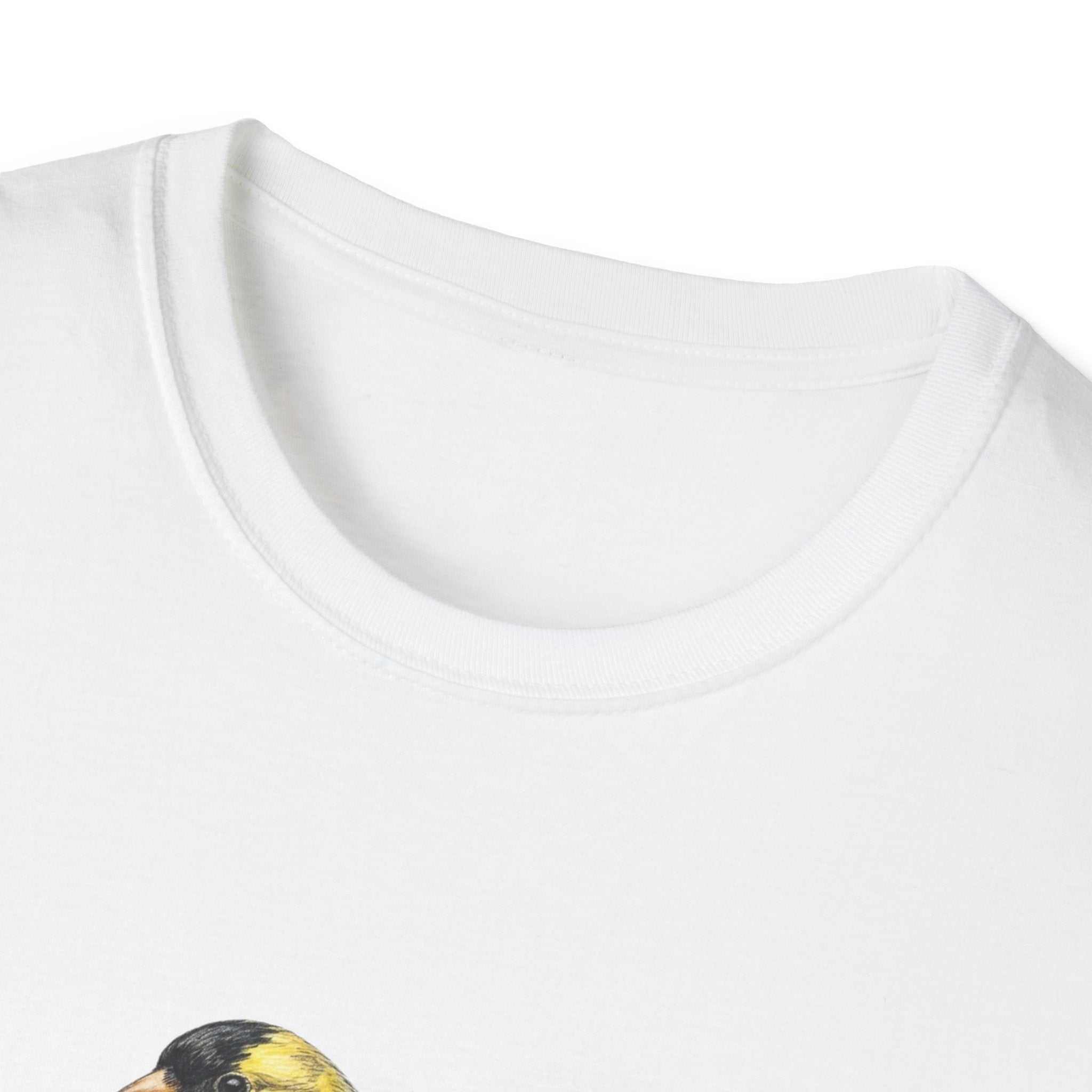 Goldfinch Bird T-Shirt – Vintage Watercolor Songbird Tee