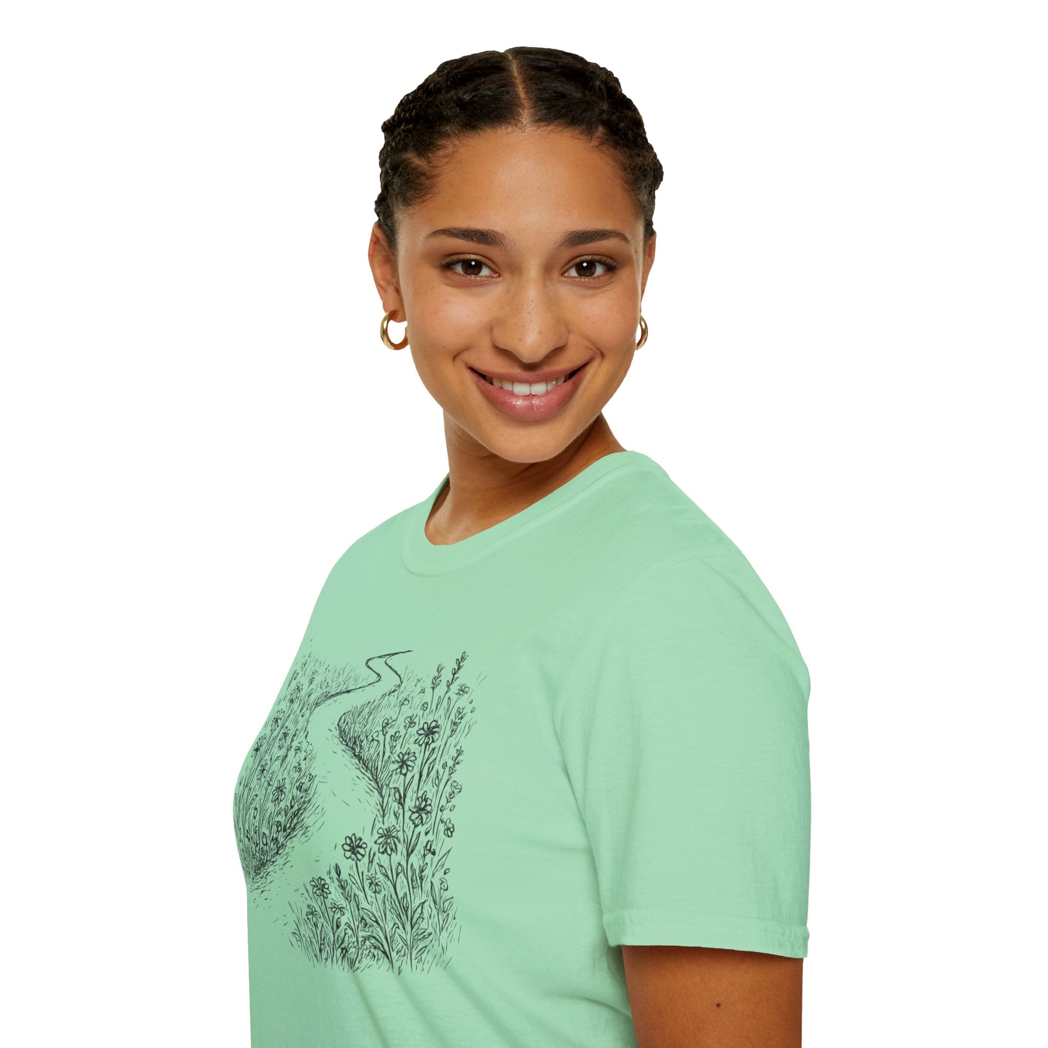 Winding Path Through The Meadow T-Shirt