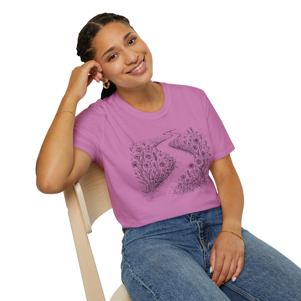 Winding Path Through The Meadow T-Shirt