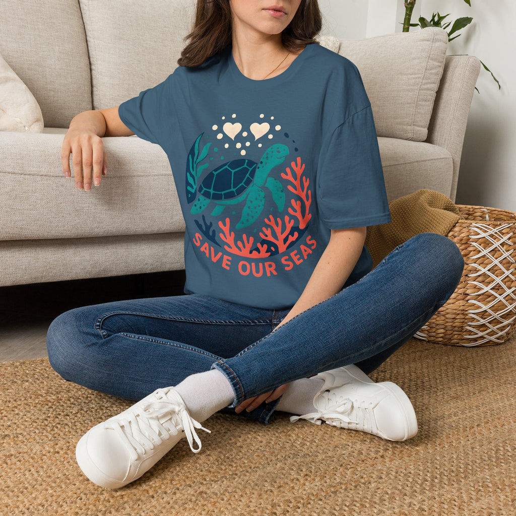 Save Our Seas Sea Turtle T-Shirt — Ocean Conservation Tee