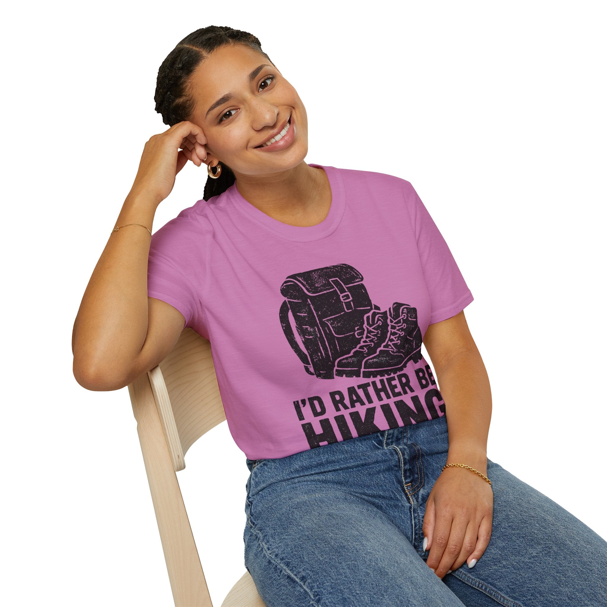 Boots & Backpack "I'd Rather Be Hiking" T-Shirt