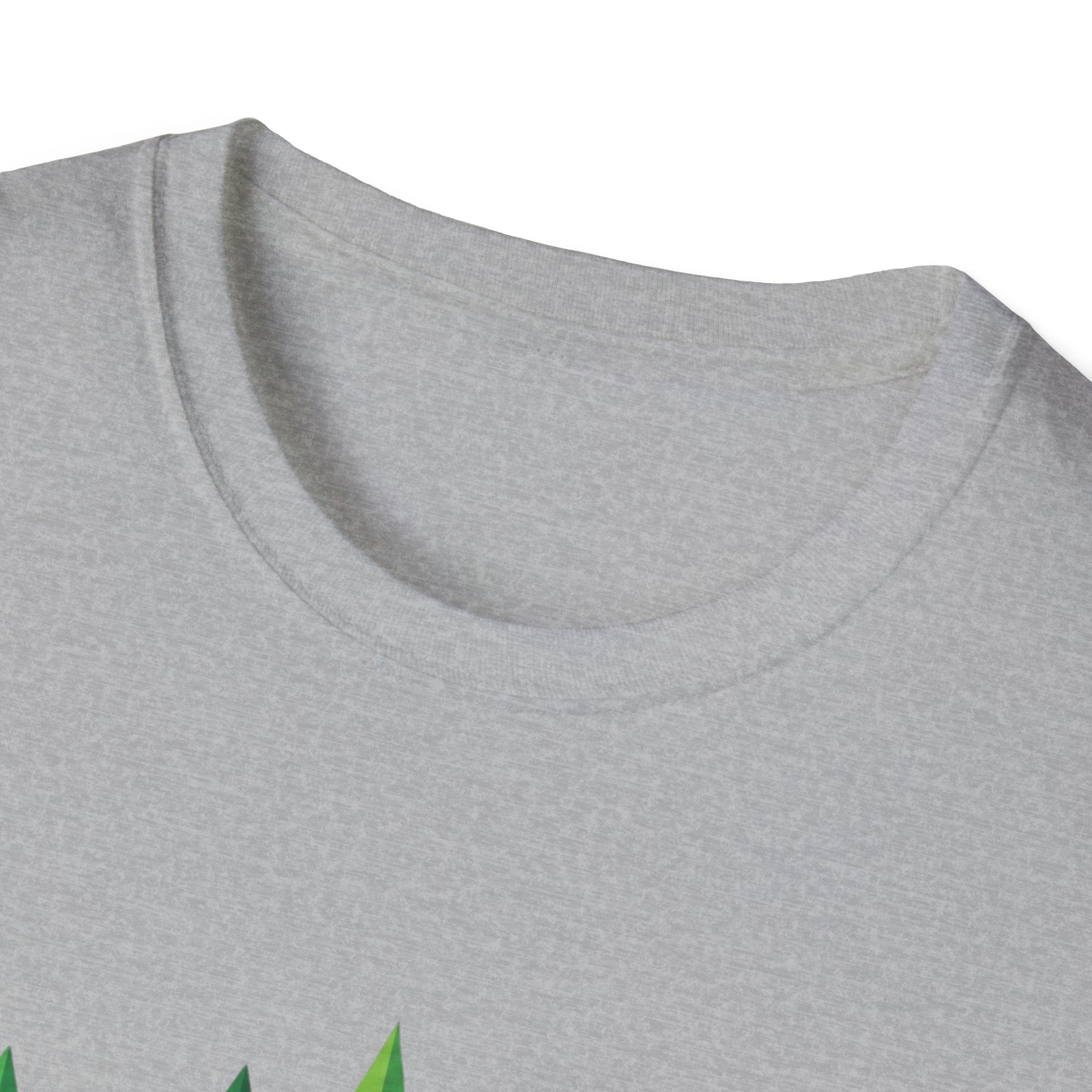 Forest Graphic T-Shirt — Minimal Green Pine Trees Tee