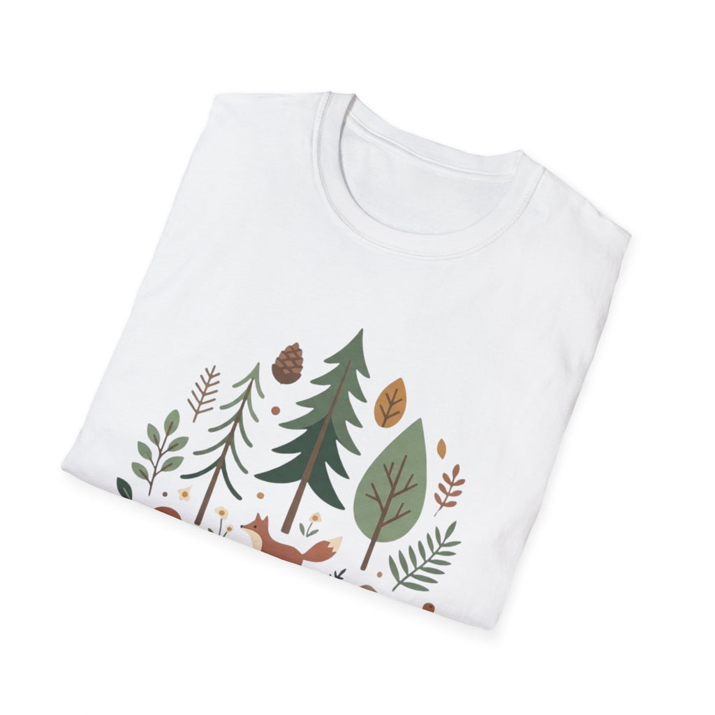 Woodland Fox T-Shirt — Nature Forest Camping Graphic Tee