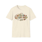 "Outdoor Adventurer" T‑Shirt Camping, Hiking & Exploration Graphic Tee Shirt