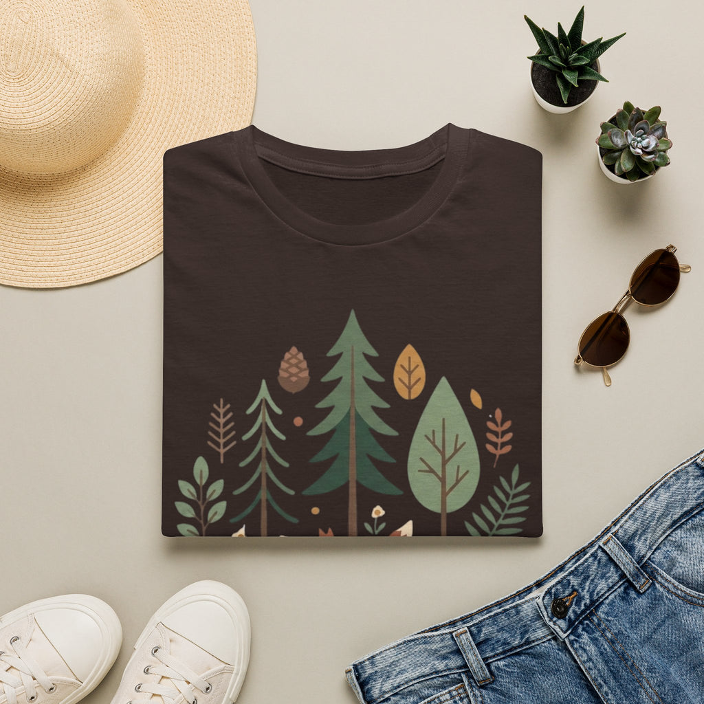 Woodland Fox T-Shirt — Nature Forest Camping Graphic Tee