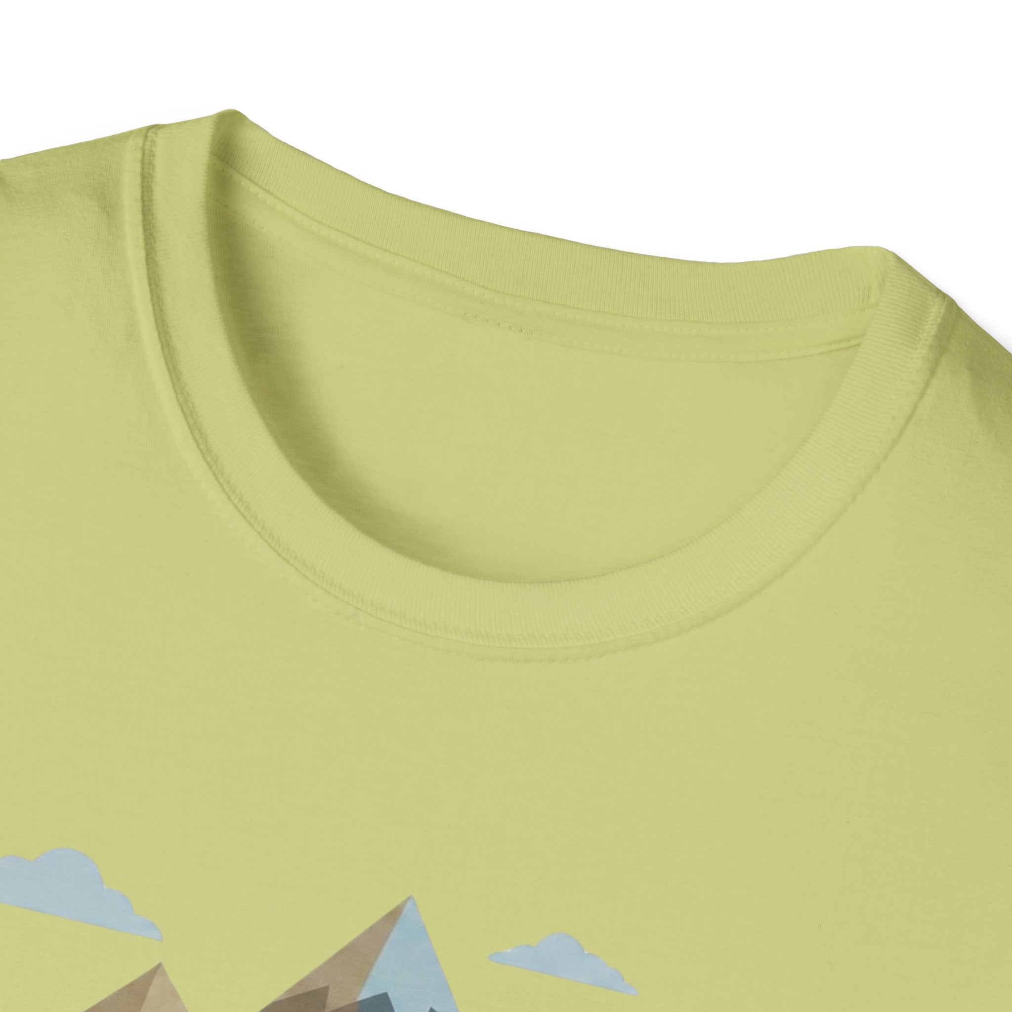 Campground Scenic T-Shirt — Minimalist Tent & Campfire Graphic
