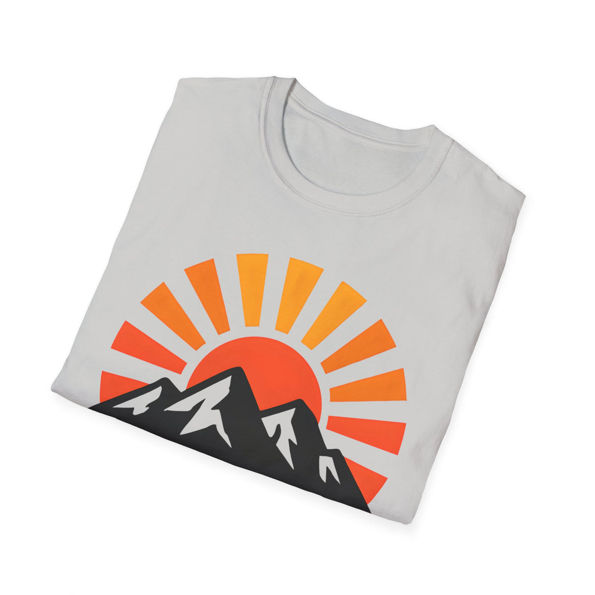 Chase The Sunrise Mountain T-Shirt — Sunrise & Peaks Graphic Tee
