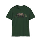 Bear & Pines T‑Shirt — Rustic Woodland Graphic Tee