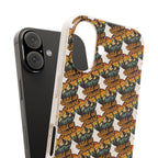 Eco-Friendly Phone Case — Vintage Camper Pattern Biodegradable iPhone Cover