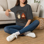 Powered By Coffee And Campfires Vintage Camping T-Shirt