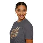 Floral Bouquet Graphic T-Shirt — Rustic Wildflower Bouquet Tee