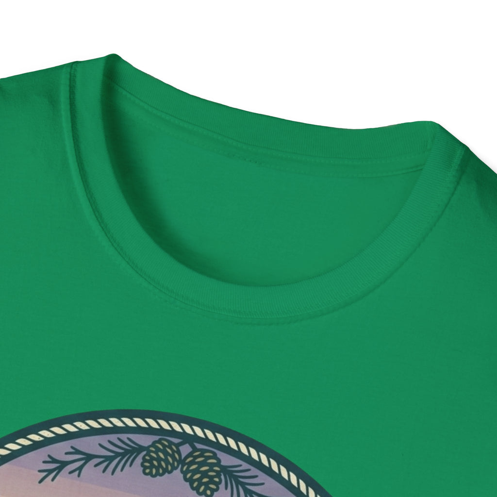 Kayak Sunset T‑Shirt — "Drift Into The Quiet Places" Outdoor Relaxation Tee