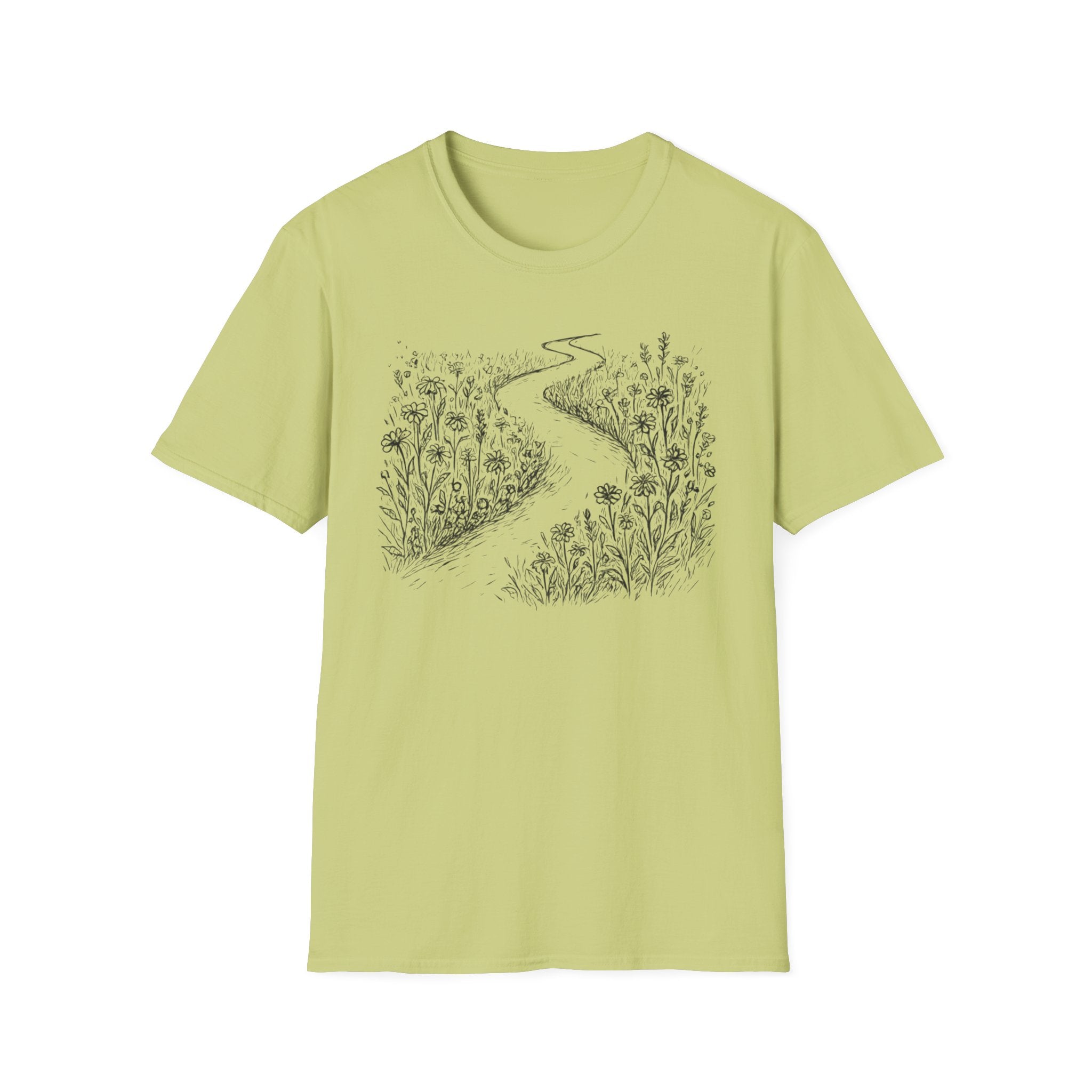 Winding Path Through The Meadow T-Shirt