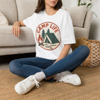 Camp Life T-Shirt — Tent & Campfire Outdoor Tee