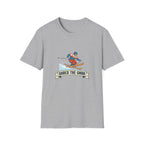 Shred the Gnar Skier T-Shirt | Retro Skiing Graphic