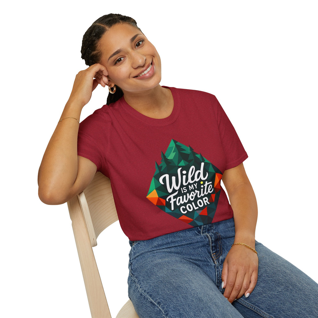 Wild Is My Favorite Color Diamond T-Shirt — Pines & Geometric Logo