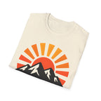 Chase The Sunrise Mountain T-Shirt — Sunrise & Peaks Graphic Tee