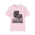 Boots & Backpack "I'd Rather Be Hiking" T-Shirt