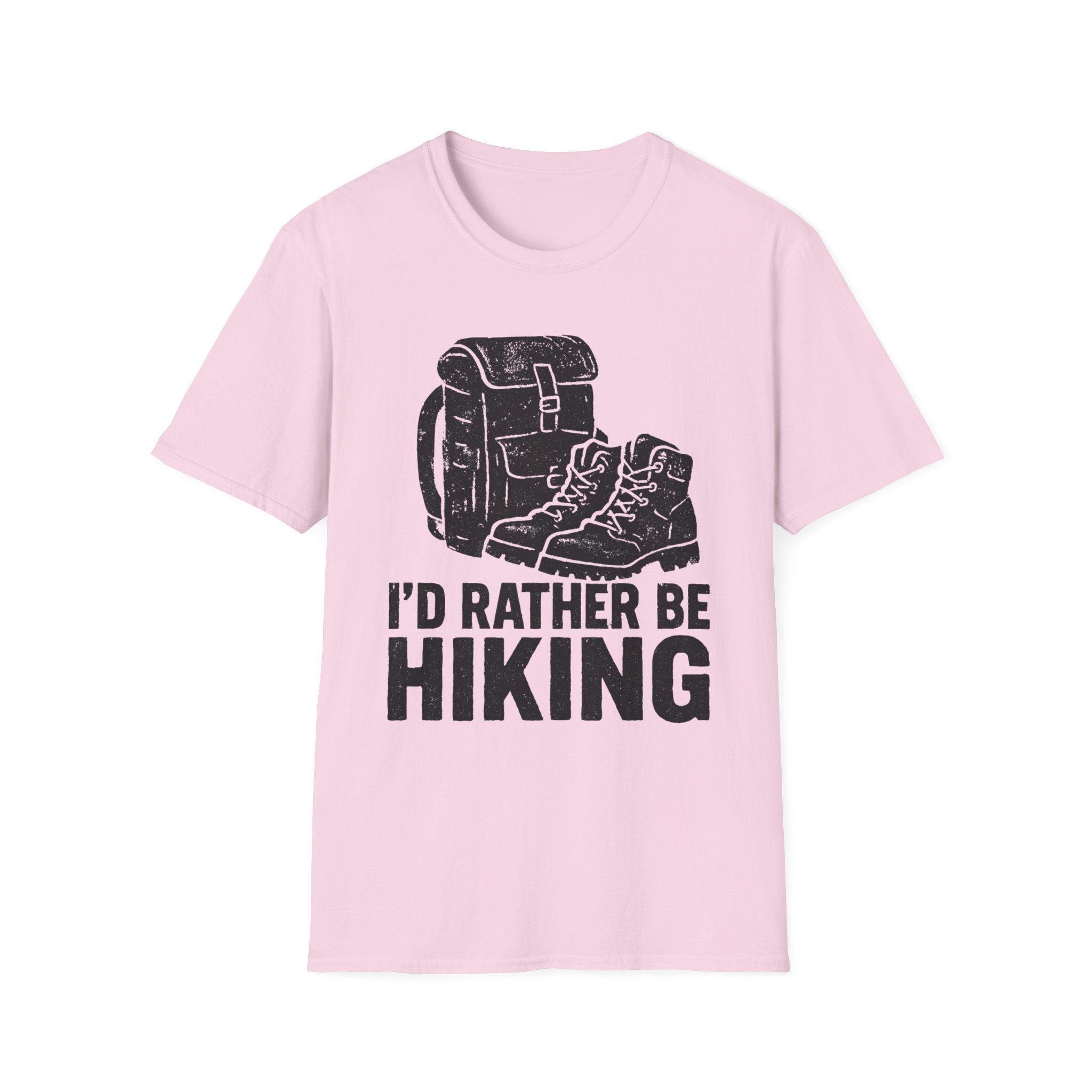 Boots & Backpack "I'd Rather Be Hiking" T-Shirt