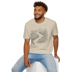 Winding Path Through The Meadow Floral T-Shirt